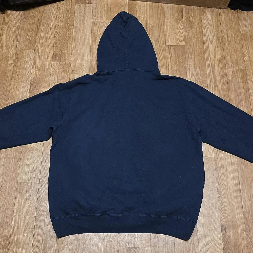 Bape A Bathing Ape Sweatshirt Hoodie Shark Size Large Navy - Picture 2 of 8